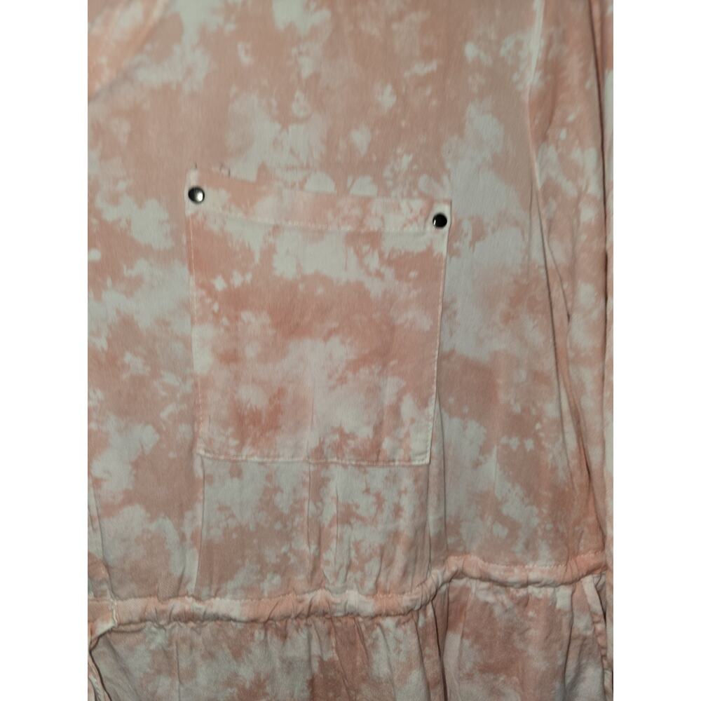 Torrid 1x Pink And White Tie-dye Dress - Picture 5 of 7